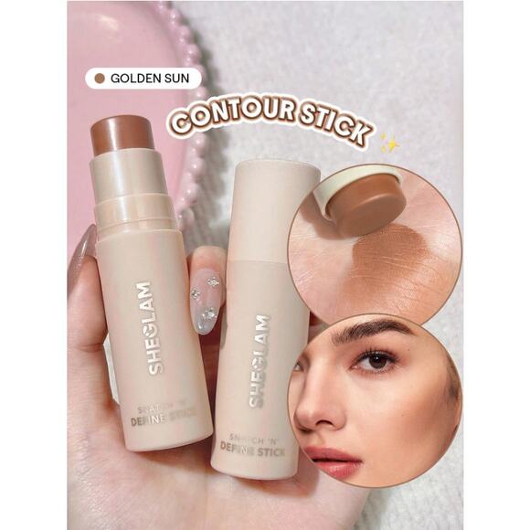 SHEGLAM Snatch & Define Contour Stick - Golden Sun | Neutral Cream Contour - Picture 1 of 8